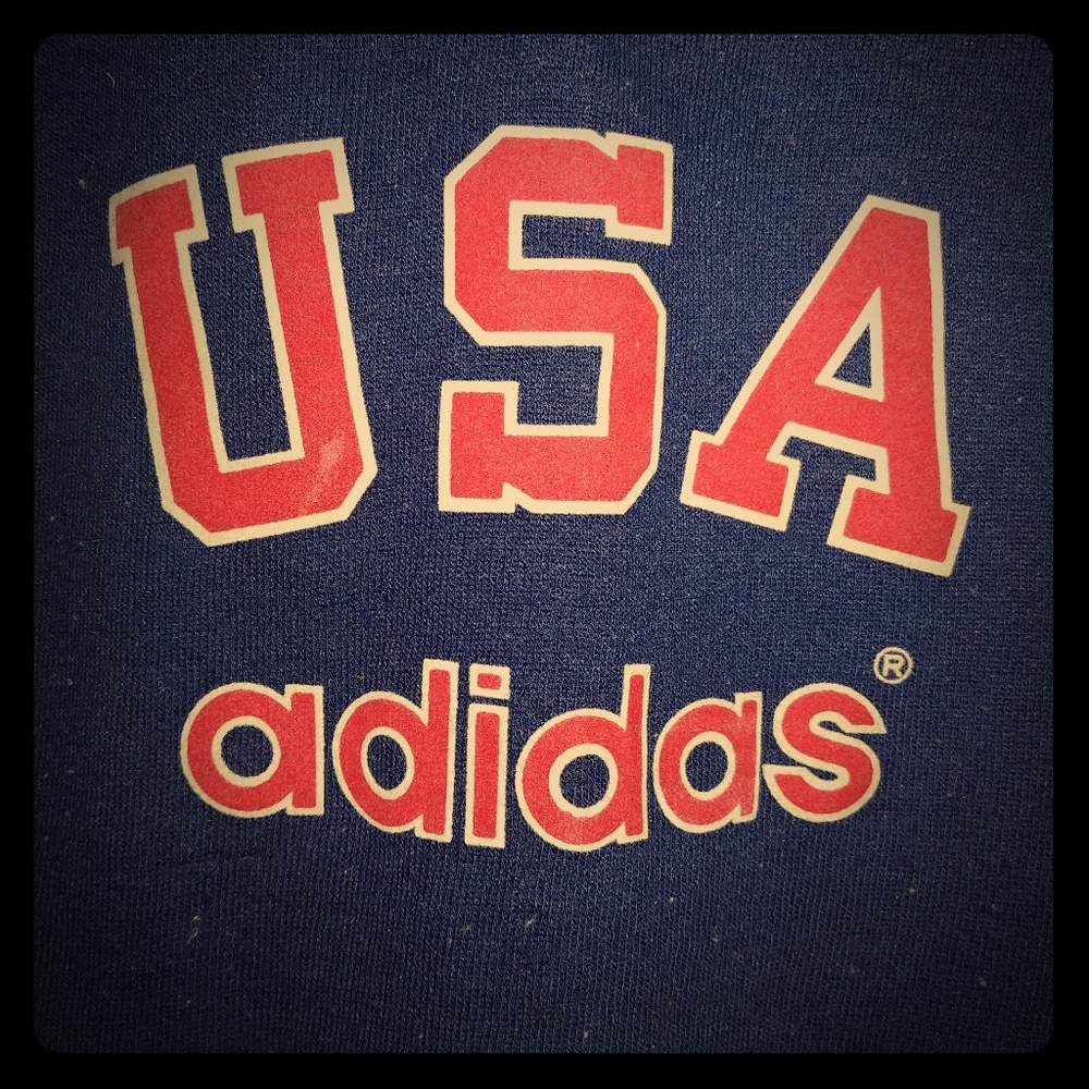 RARE! Vintage adidas USA sweat shirt L